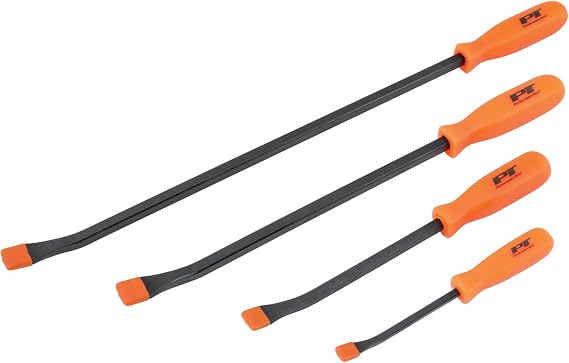 Performance Tool W2020 4-Piece Drop-Forged Alloy Steel Pry Bar Set