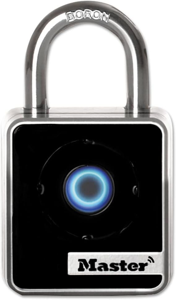 Master Lock Padlock, Indoor Personal Use Bluetooth Lock, 1-29/32 in. Wide, 4400D