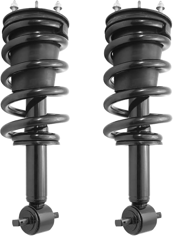 COMPLETESTRUTS Front Quick Complete Strut Assemblies with Coil Springs Replacement for 2014-2018 GMC Sierra 1500 4WD - Set of 2