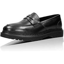 WOJAS - Men's Moccasins, Made Smooth Leather, The Lining Made of Goat Leather, Stylish and Comfortable Slip-On Shoes, 3 cm High Outsole, 10138-51 - Black