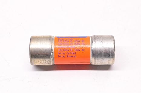 Ferraz Shawmut Ajt2, Class J, Dual-Element Fuse, Time-Delay, 2A Ajt2 Class J