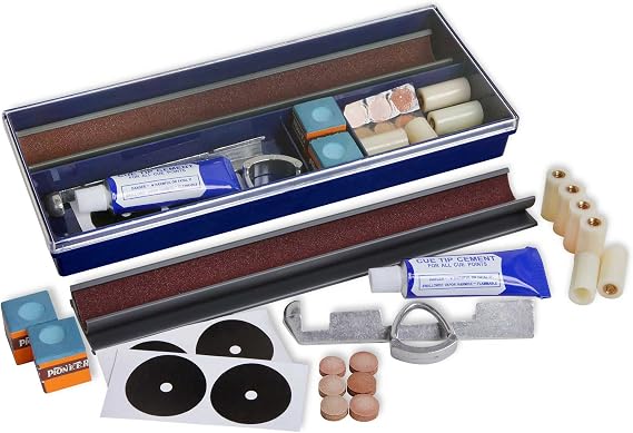 OKKO Billiard Pool Cue Standard Repair Kit - 9 Items Included