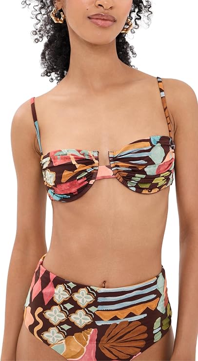 MINKPINK Women's Isola Gathered Bikini Top