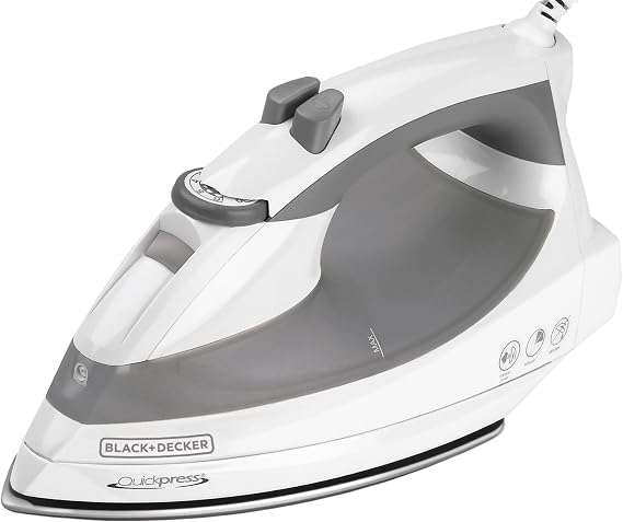 BLACK+DECKER QuickPress Steam Iron with SmartSteam