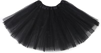 Girls Tutu Skirt 3 Layers Tulle Toddler Ballet Skirts Girls Tulle Tutu Dance Fit Most 3-10 yrs for Dance Party Costume