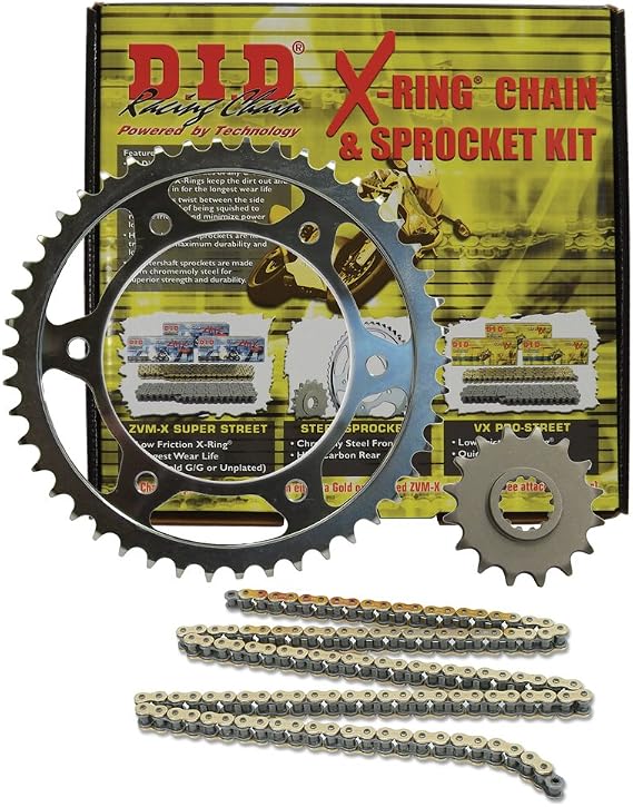 D.I.D (DKS-011G 530VX Gold Chain and 17/43T Sprocket Kit