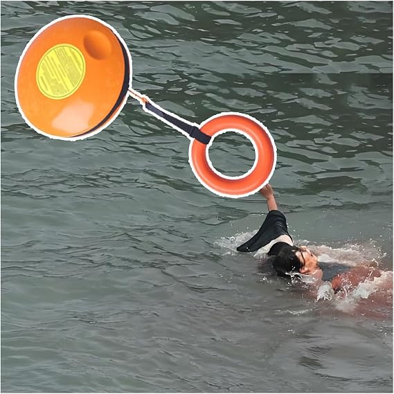 Emergency Rescue Disc with Rope and Hand Ring for Water Safety and Life Saving