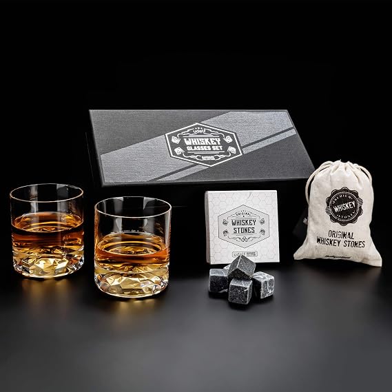 2-Piece Chicago Whiskey Glass Set in Premium Box