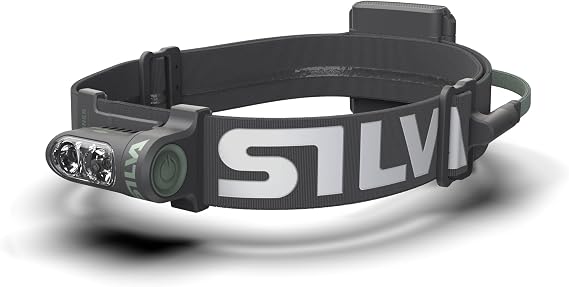 Silva Trail Runner Free 2HYBRID Headlamp, 500 Lumens, IPX5 Waterproof, Rechargeable, 603530mm, Black