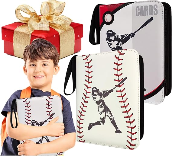 2 Pack Baseball Card Binder Gift
