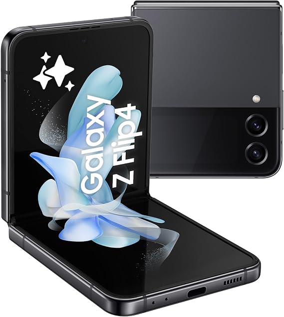 Samsung Galaxy Z Flip4 5G Smartphone Android Flip Mobile Phone 512GB Graphite + [Exclusive to Amazon]
