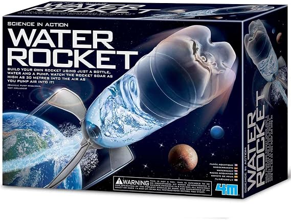 4M Science in Action Water Rocket - Bottle Rocket Launcher Kit for Kids