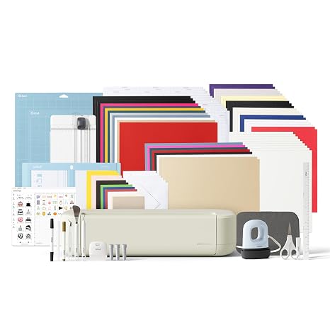 Cricut Explore 5 Ultimate Bundle + Digital Content, Taupe