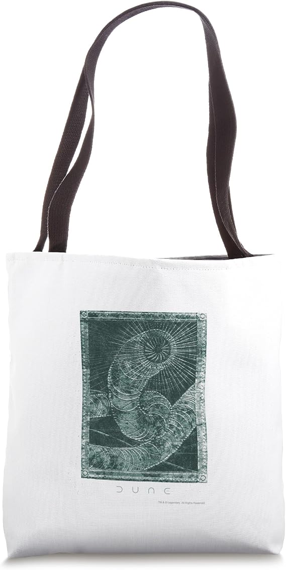 Dune - Winter Sandworm Tote Bag