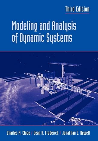 Modeling and Analysis of Dynamic Systems