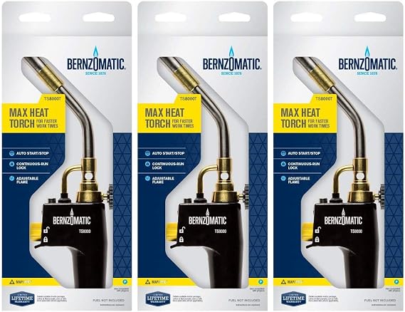 Bernzomatic Trigger Start Torch (TS 8000 Torch) (Pack of 3)