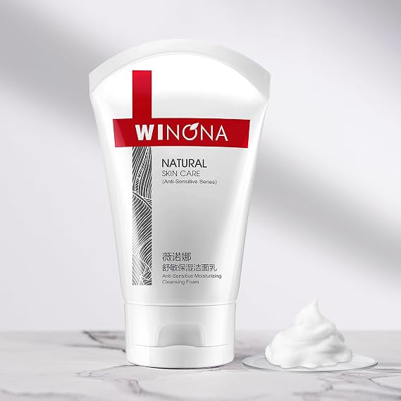 WINONA Moisturizing Cleansing Foam, Face Foam Cleanser,Deep Cleansing, Hydrating and Moisturizing for Sensitive Skin (Type B)