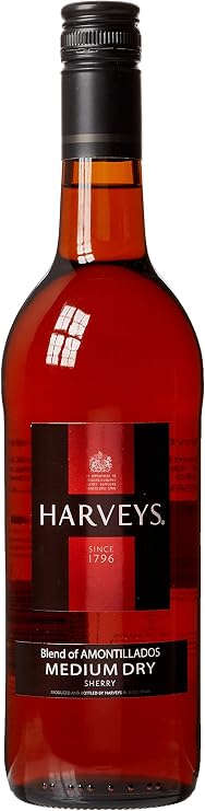 Harvey's Solera Sherry Medium Dry, 75cl