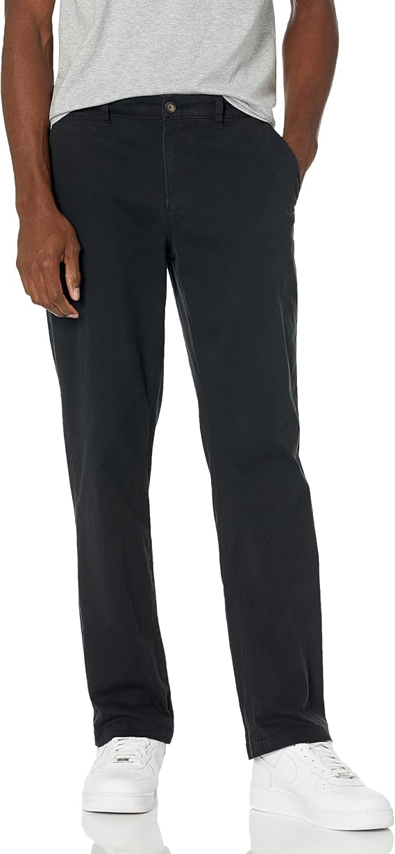 Amazon Essentials Men's Classic-Fit Casual Stretch Chino Casual Trousers