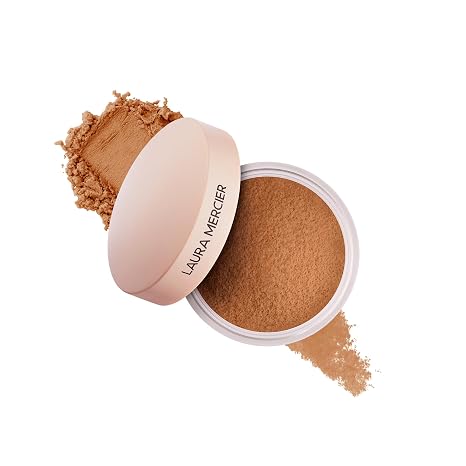 Laura Mercier Translucent Loose Talc-Free Setting Powder Ultra-Blur, 16HR Hydrating Wear, Natural Finish, Hyaluronic Acid-Infused, Normal to Dry & Mature Skin, Mint Green Shade Color Corrects Redness