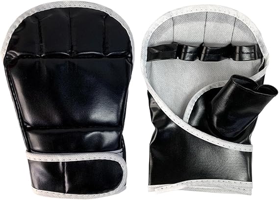 Sparring Gloves, Boxing Gloves, Half Finger Gloves, Adjustable Boxing Gloves, Open Palm Adjustable Fit Kickboxing Training Sturdy Material Easy to Use Enhances Training Versatile Use for Home and Gym