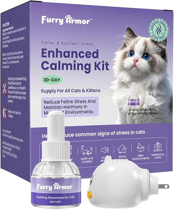 Calming Diffuser for Cats, Multi-Cat Starter Kit