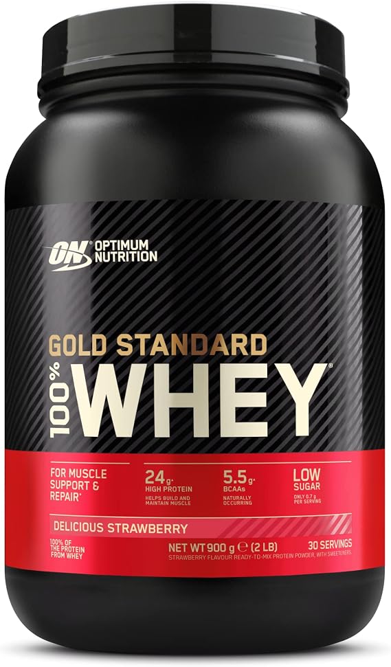 ON Optimum Nutriti 100% Whey Gs Strawberry 1 Paket(1 x 900 g)