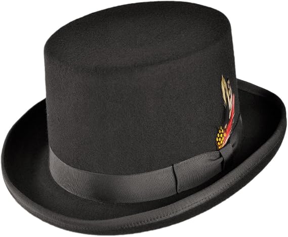 USA-Made Classics Wool Felt Top Hat by Jaxon Hats