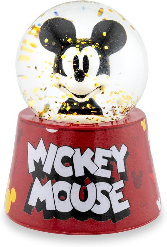 Disney Mickey Mouse Light-Up Mini Snow Globe | 2.75 Inches Tall