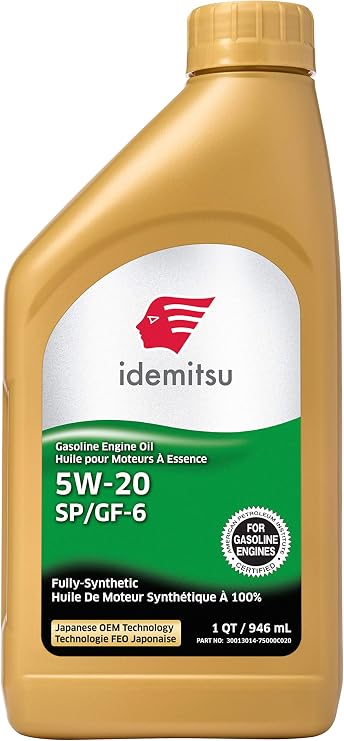Idemitsu Full Synthetic 5W-20 Engine Oil SP/GF-6-1QT