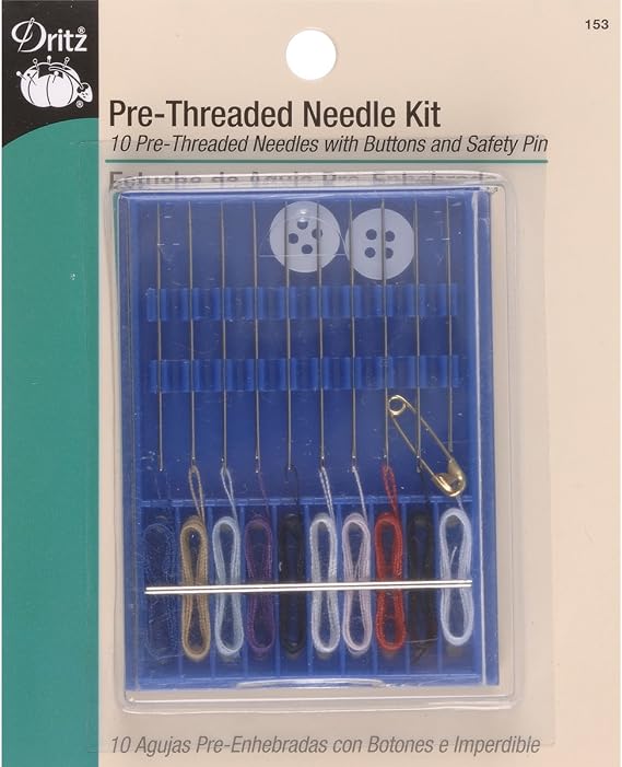 Dritz 153 Pre-Threaded Needle Kit