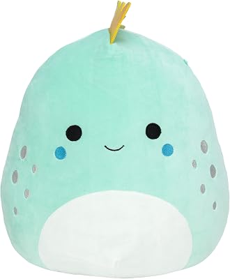 Squishmallows 888 SQJW21-16LZ EA Squishmallows-16in Lizard S7, Turquoise