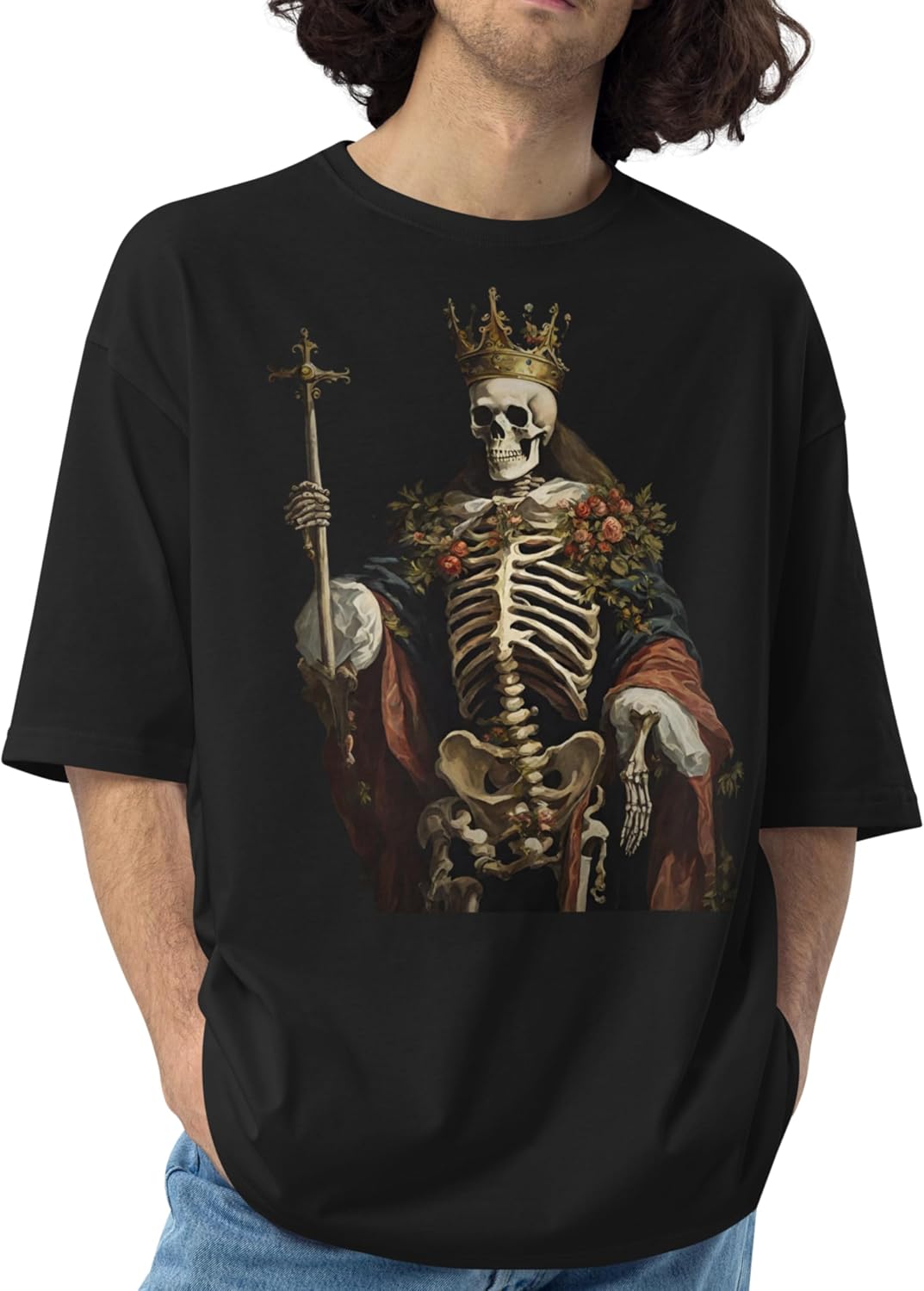 Men’s Oversized Heavyweight Graphic Tees | Vintage 80s Y2K Streetwear Outfit for Men | Mens Grunge Graphic T-Shirts