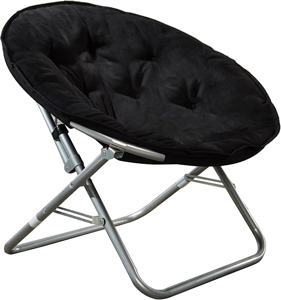 Mainstays Large Microsuede Saucer Chair, Multiple Colors