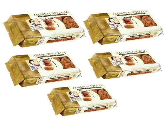 Matilde Vicenzi Classic Italian Amaretti 7.05 ounces - Pack of 5