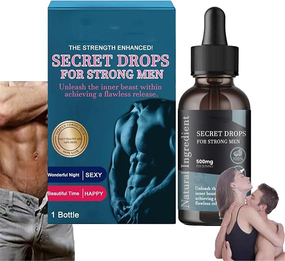 30ml Secret Drops for Strong Men, Secret Happy Drops for Men, Pleasurepeak Oral Drops, Enhancing Sensitivity and Pleasure Boost Energy Levels (1Pcs)