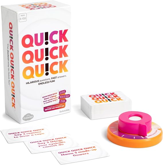 WHAT DO YOU MEME? QU!CK QU!CK QU!CK, Ultimate Party Game by Relatable