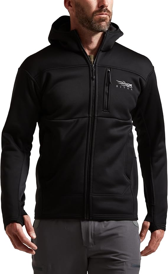 SITKA Traverse Hoodie | Breathable Heavyweight Fleece Mens Hunting Sweatshirt Hoodie