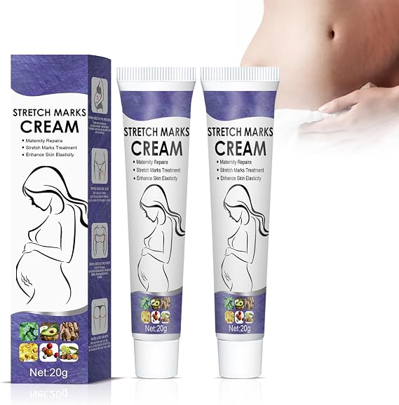 2 Pieces Anti Stretch Mark Body Cream, Stretch Mark Cream, Stretch Marks Cream, Stretch Marks Cream Scar Cream, Anti-Aging Anti-Wrinkle Firming Body Cream