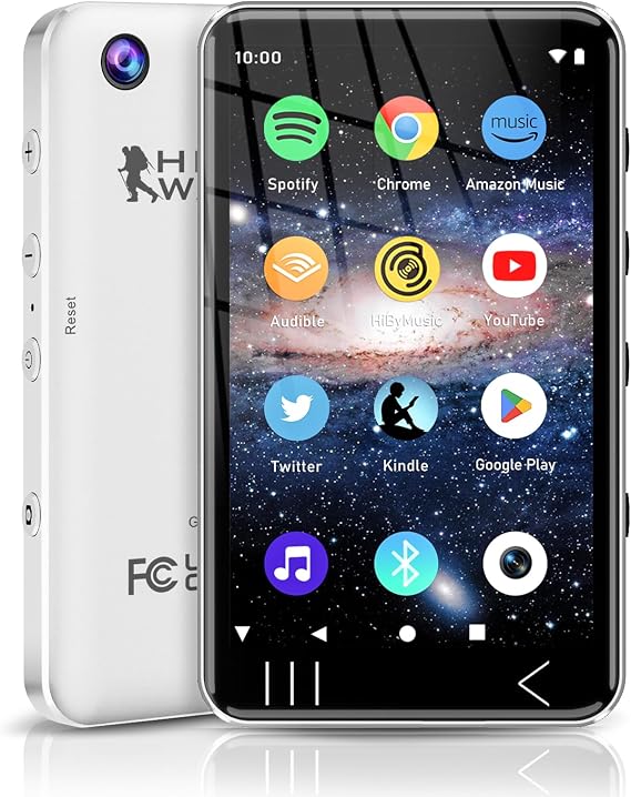 G7 MP3 Player With Bluetooth and WiFi - Spotify, Camera, Android, Touchscreen 80GB Music Player With Speaker, Support Pandora, YouTube, Apple Music, Audible