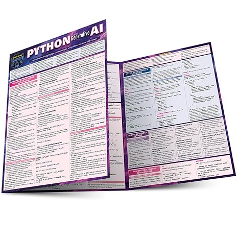 Python with Generative AI: a QuickStudy Laminated Programming Reference Guide