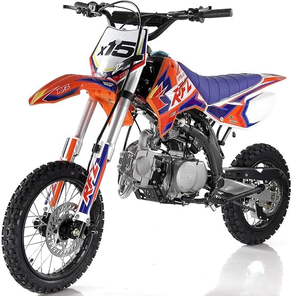 HHH Apollo DB X15 125cc Dirt Bike for Youth and Adult high Strength and DB15 Dirtbike 4 Speed Manual Transmission Bike (Red Color)