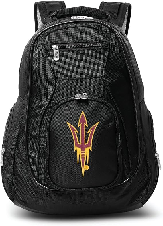 Denco Arizona State University Sun Devils Laptop Backpack- Fits Most 17 Inch Laptops and Tablets - Ideal for Work, Travel, School, College, and Commuting