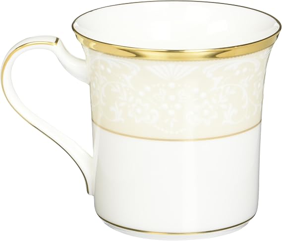 Noritake White Palace Mug, 12 oz in White