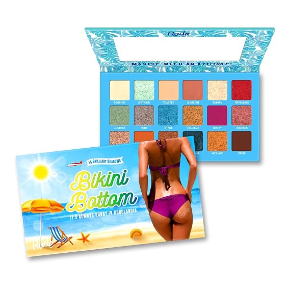 Bikini Bottom 18 Eye Shadow by Rude Cosmetics for Women - 0.63 oz Eye Shadow