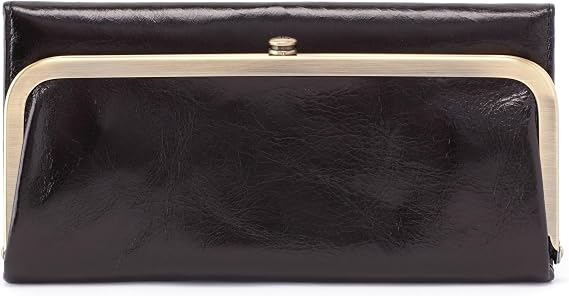 HOBO Women's Rachel Continental Wallet, Black, One Size