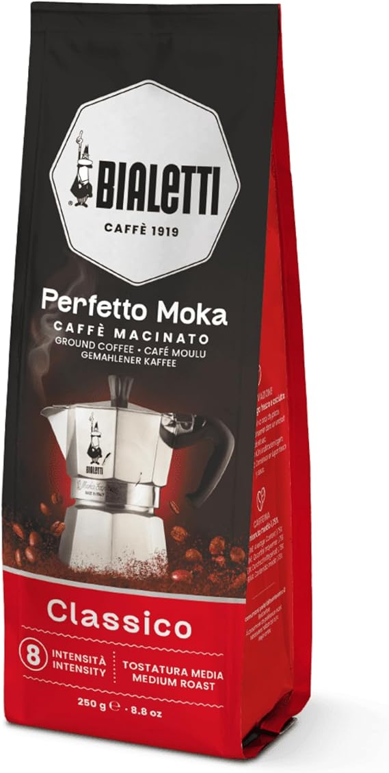 Bialetti Perfetto Moka Classico Ground Coffee 250 g