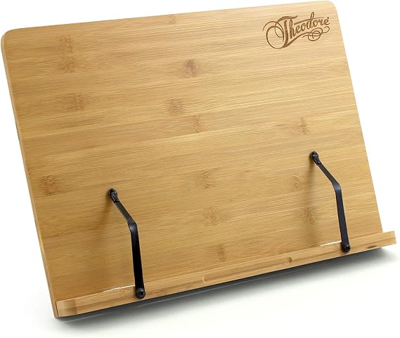 Theodore Wooden Bamboo Tabletop Book Rest Sheet Music Stand