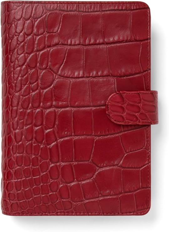 Filofax 022702 Classic Clock Personal Organizer, Bible Cherry