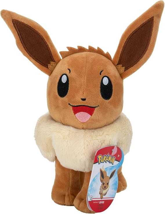 Pokemon Eevee Plush-8-Inch Plush-Authentic Details-Toys for Kids
